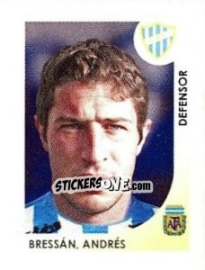 Sticker Bressan Andres - Apertura 2008 n. 354 - Panini