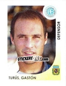 Sticker Turus Gaston - Apertura 2008 n. 362 - Panini