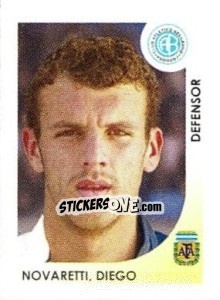 Sticker Novaretti Diego - Apertura 2008 n. 363 - Panini