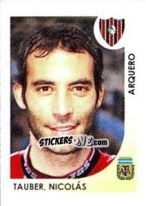 Cromo Tauber Nicolas - Apertura 2008 n. 369 - Panini