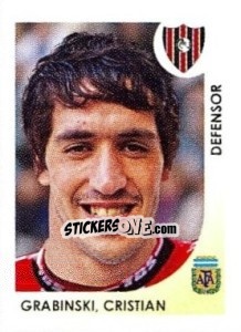 Sticker Grabinski Cristian - Apertura 2008 - Panini