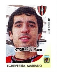 Sticker Echeverria Mariano - Apertura 2008 n. 372 - Panini