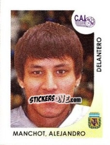 Cromo Manchot Alejandro - Apertura 2008 - Panini