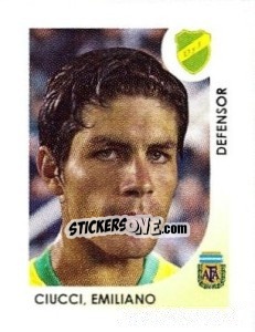 Sticker Ciucci Emiliano - Apertura 2008 n. 386 - Panini