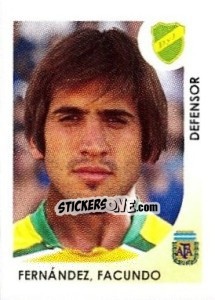 Sticker Fernandez Facundo - Apertura 2008 n. 387 - Panini