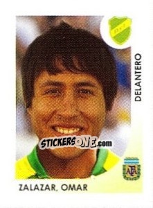 Sticker Zalazar Omar - Apertura 2008 n. 392 - Panini