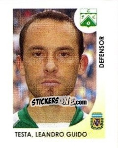 Sticker Testa Leandro Guido - Apertura 2008 - Panini