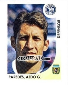 Figurina Paredes Aldo G. - Apertura 2008 - Panini