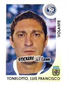 Sticker Tonelotto Luis Francisco - Apertura 2008 n. 406 - Panini