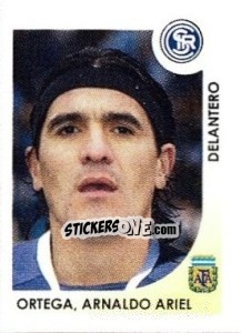 Sticker Ortega Arnaldo Ariel - Apertura 2008 - Panini