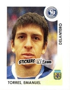 Sticker Torres Emanuel - Apertura 2008 n. 408 - Panini