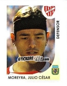 Sticker Moreyra Julio Cesar - Apertura 2008 n. 410 - Panini