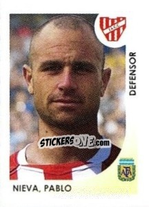 Sticker Nieva Pablo - Apertura 2008 n. 411 - Panini