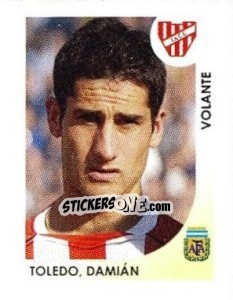 Sticker Toledo Damian - Apertura 2008 n. 414 - Panini