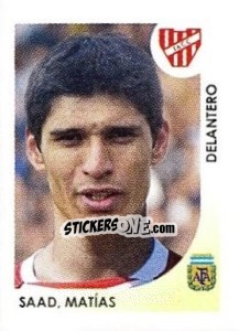 Sticker Saad Matias - Apertura 2008 n. 415 - Panini