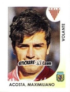 Sticker Acosta Maximiliano - Apertura 2008 - Panini