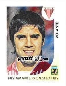 Cromo Bustamante Gonzalo Luis - Apertura 2008 - Panini