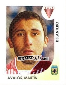 Cromo Avalos Martin - Apertura 2008 - Panini