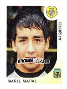 Sticker Ibanez Matias - Apertura 2008 - Panini