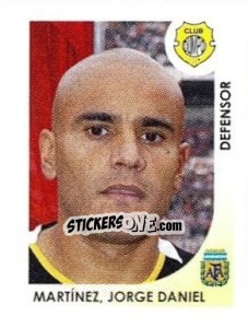 Sticker Martinez Jorge Daniel - Apertura 2008 - Panini