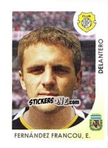 Sticker Fernandez Francou E. - Apertura 2008 - Panini