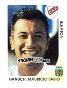 Sticker Hanuch Mauricio Fabio - Apertura 2008 n. 438 - Panini