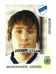 Sticker Manzanares Andres - Apertura 2008 - Panini