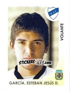 Sticker Garcia Esteban Jesus D. - Apertura 2008 - Panini