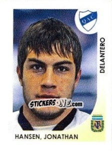 Cromo Hansen Jonathan - Apertura 2008 - Panini