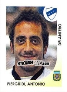 Cromo Pierguidi Antonio - Apertura 2008 - Panini