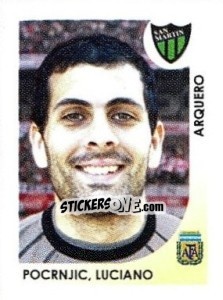 Sticker Pocrnjic Luciano - Apertura 2008 - Panini