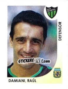 Cromo Damiani Raul - Apertura 2008 - Panini