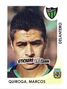 Sticker Quiroga Marcos - Apertura 2008 - Panini