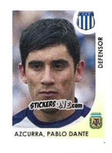 Sticker Azcurra pablo Dante - Apertura 2008 n. 460 - Panini