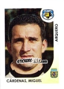 Cromo Cardenas Miguel - Apertura 2008 - Panini