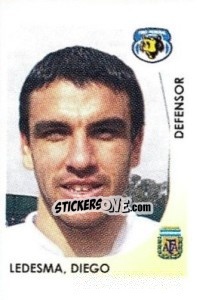 Cromo Ledesma Diego - Apertura 2008 - Panini