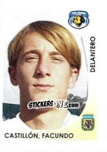 Sticker Castillon Facundo - Apertura 2008 - Panini