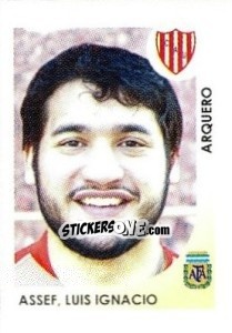 Sticker Assef Luis Ignacio - Apertura 2008 - Panini