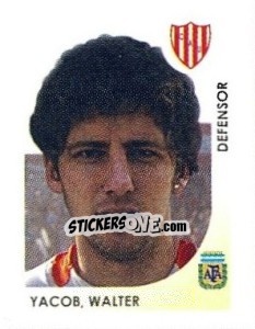 Sticker Yacob Walter - Apertura 2008 n. 476 - Panini