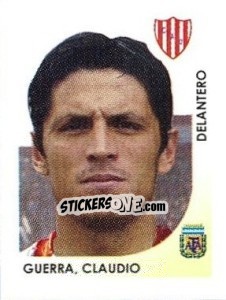 Cromo Guerra Claudio - Apertura 2008 - Panini