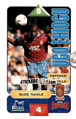 Sticker Ugo Ehiogu - Squads Premier League 1995-1996 - Subbuteo