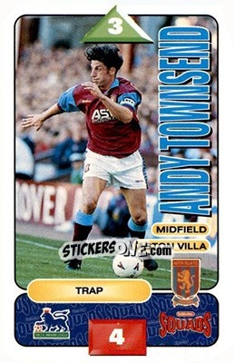 Sticker Andy Townsend - Squads Premier League 1995-1996 - Subbuteo
