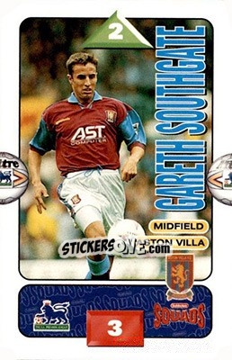 Cromo Gareth Southgate - Squads Premier League 1995-1996 - Subbuteo