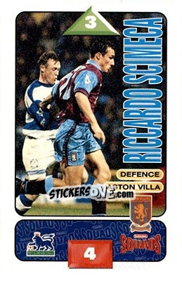 Sticker Riccardo Scimeca - Squads Premier League 1995-1996 - Subbuteo
