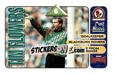 Sticker Tim Flowers - Squads Premier League 1995-1996 n. 29 - Subbuteo