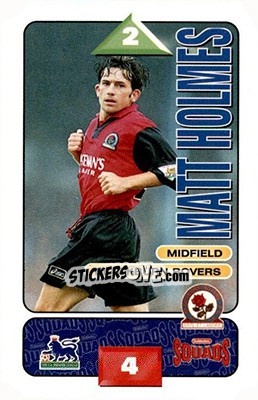 Figurina Matt Holmes - Squads Premier League 1995-1996 n. 32 - Subbuteo
