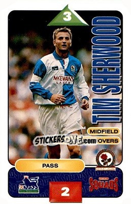 Sticker Tim Sherwood - Squads Premier League 1995-1996 n. 40 - Subbuteo