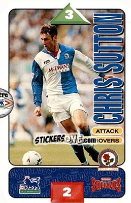 Sticker Chris Sutton - Squads Premier League 1995-1996 - Subbuteo