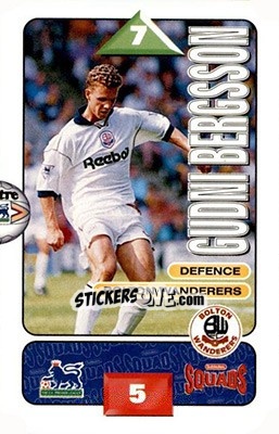 Figurina Gudni Bergsson - Squads Premier League 1995-1996 n. 46 - Subbuteo