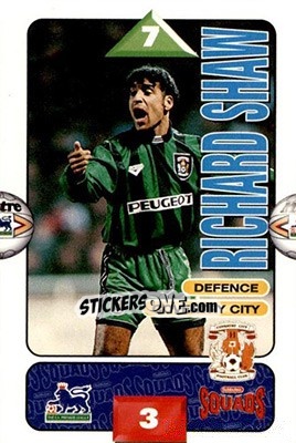 Sticker Richard Shaw - Squads Premier League 1995-1996 - Subbuteo